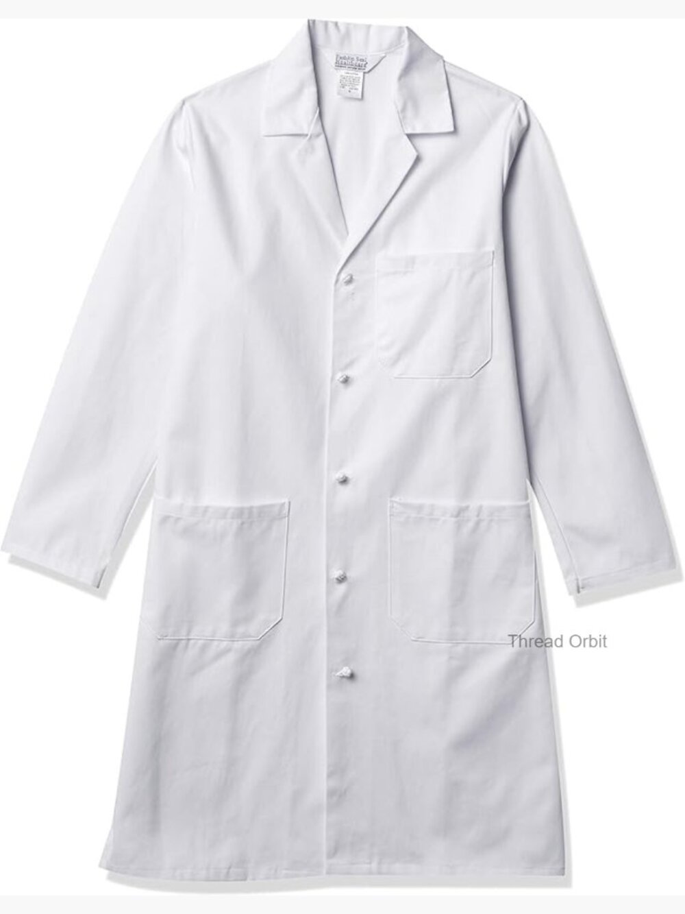 Unisex Lab Coat Blazer, 41" Length, Cotton Polyester, Regular Fit